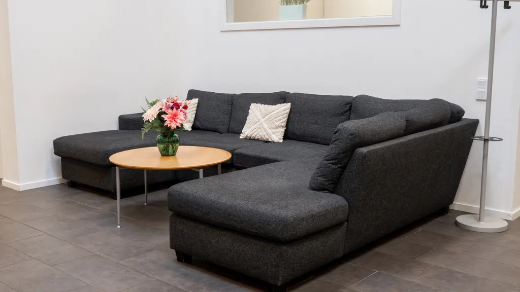 Sofa corner at WeSpace for informal meetings